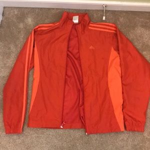 Orange Adidas Jacket